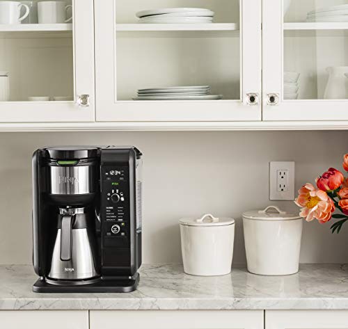 Shark Ninja CP307 Hot and Cold Brewed System W/Thermal Carafe Coffee Maker, Black - My Kitchen Products