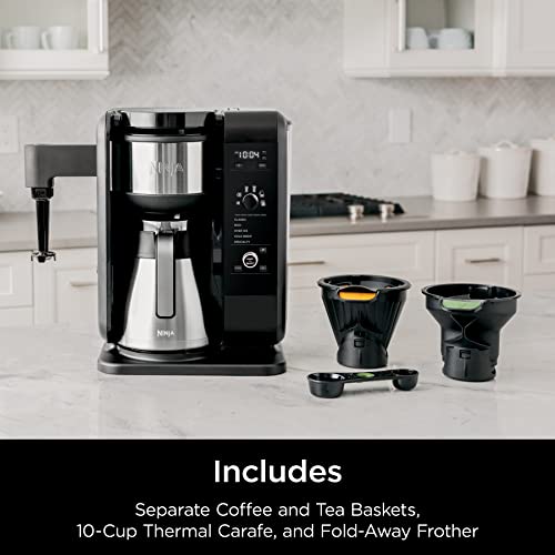 Shark Ninja CP307 Hot and Cold Brewed System W/Thermal Carafe Coffee Maker, Black - My Kitchen Products