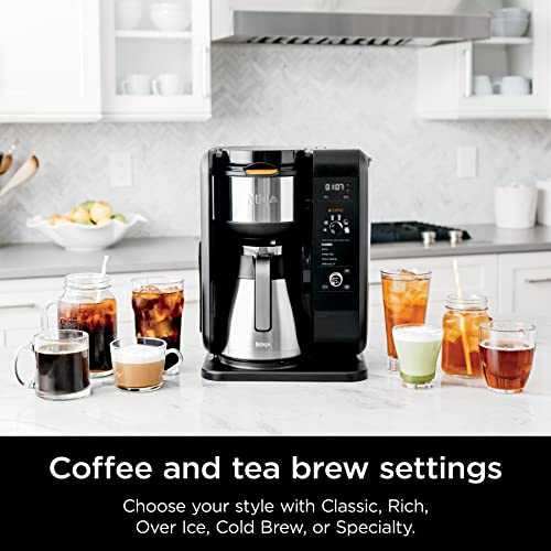 Shark Ninja CP307 Hot and Cold Brewed System W/Thermal Carafe Coffee Maker, Black - My Kitchen Products