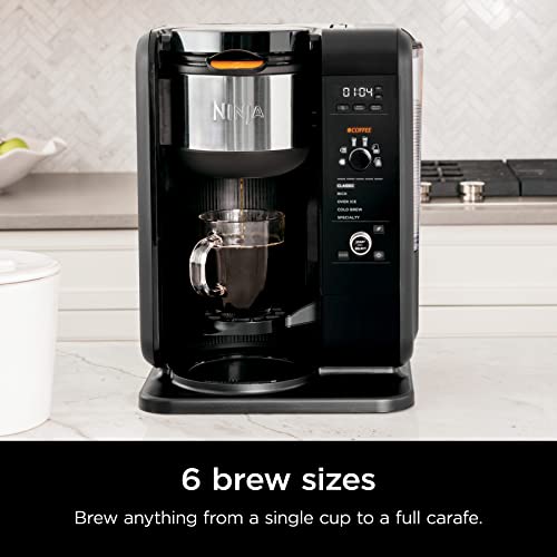Shark Ninja CP307 Hot and Cold Brewed System W/Thermal Carafe Coffee Maker, Black - My Kitchen Products