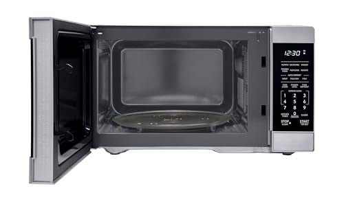 SHARP Compact Countertop Microwave Oven with Removable 10" Carousel Turntable, 700 Watt, 0.7 Cubic Feet, Stainless Steel - My Kitchen Products