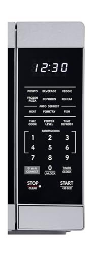 SHARP Countertop Microwave Oven Compatible with Alexa Orville Redenbacher's Certified with Removable 12.4" Carousel Turntable, 1000 Watt, 1.1 Cubic Feet, Stainless Steel - My Kitchen Products