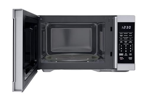 SHARP Countertop Microwave Oven Compatible with Alexa Orville Redenbacher's Certified with Removable 12.4" Carousel Turntable, 1000 Watt, 1.1 Cubic Feet, Stainless Steel - My Kitchen Products