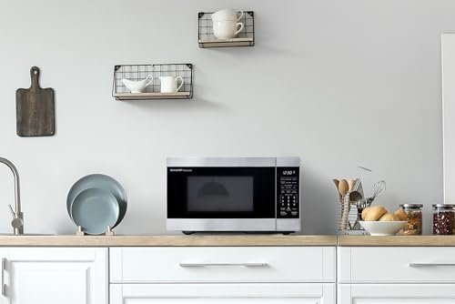 SHARP Countertop Microwave Oven with Removable 10.6" Carousel Turntable, 900 Watt, 0.9 Cubic Feet, Stainless Steel - My Kitchen Products