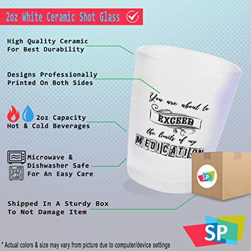 Shot Glasses Bar Accessories Custom Personalized Photo Picture & Text Alcohol Bar Supplies 1 Shot Ceramic 2 Oz - My Kitchen Products