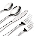 Silverware Set for 8, 40 Piece Heavy Duty Stainless Steel Flatware Utensils Cutlery Set Including Steak Knife Fork and Spoon, Dishwasher Safe, Gift Package for Wedding Housewarming - My Kitchen Products