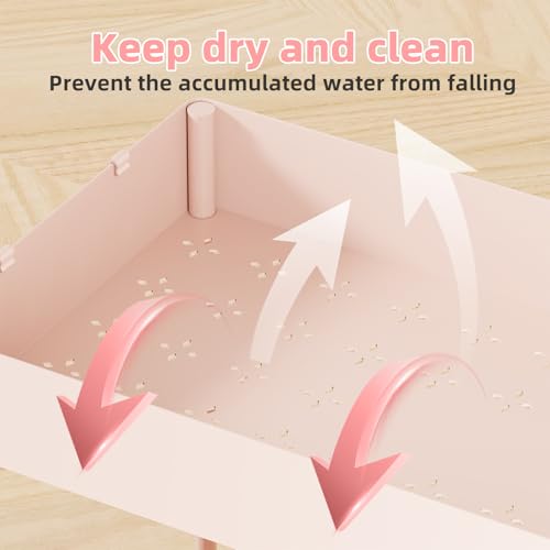 Simple Trending Under Sink Organizer 2 Pack, Sink Pull-Out Sliding Storage Cabinet, 2-Tier Under Shelf Organizer for Kitchen Bathroom, Pink - My Kitchen Products