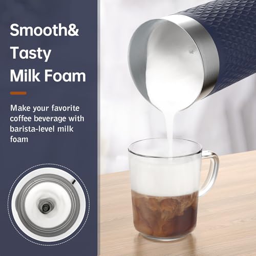 SIMPLETASTE Milk Frother, 4-in-1 Electric Milk Steamer, Automatic Warm and Cold Foam Maker and Milk Warmer for Latte, Cappuccinos, Macchiato - My Kitchen Products