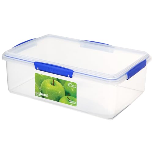 Sistema KLIP IT Large 7L Food Storage Container, Airtight & Stackable, Dishwasher, Freezer, & Microwave-Safe, BPA-Free - My Kitchen Products