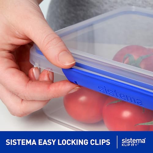 Sistema KLIP IT Large 7L Food Storage Container, Airtight & Stackable, Dishwasher, Freezer, & Microwave-Safe, BPA-Free - My Kitchen Products