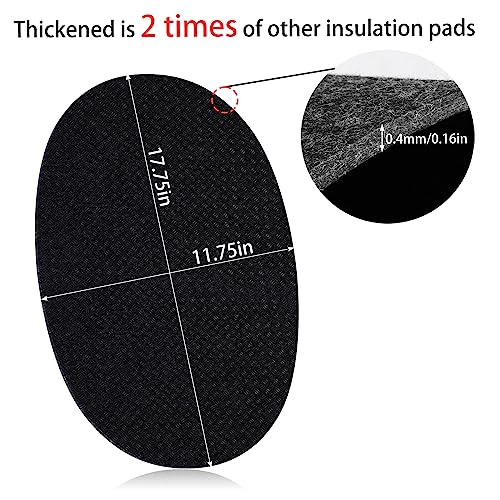 SIUDANGKA Heat Resistant Mat for Crockpot Slow Cooker with Appliance Slider Function, 2 Pack Countertop Protector for Crock Pot Slow Cookers, Crock-Pot 3-10 Quart, Hamilton Beach Slow Cooker - My Kitchen Products