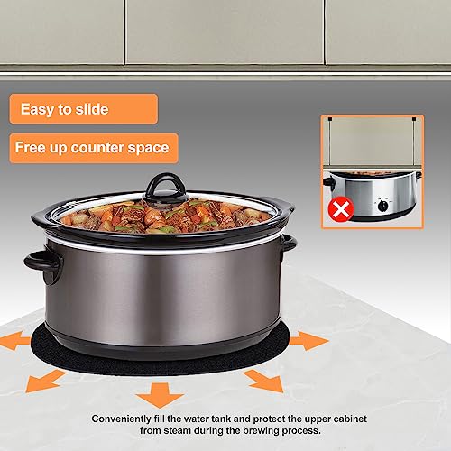 SIUDANGKA Heat Resistant Mat for Crockpot Slow Cooker with Appliance Slider Function, 2 Pack Countertop Protector for Crock Pot Slow Cookers, Crock-Pot 3-10 Quart, Hamilton Beach Slow Cooker - My Kitchen Products
