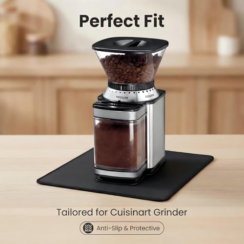 Sliding Pad Compatible with Cuisinart Coffee Grinder (8.6"x7.9") DBM-8P1- Smooth Glide with Anti-Slip Base - Perfect Accessories Fit for Coffee Maker Mat for Coffee Bean Grinder Electric - My Kitchen Products