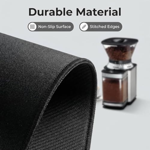 Sliding Pad Compatible with Cuisinart Coffee Grinder (8.6"x7.9") DBM-8P1- Smooth Glide with Anti-Slip Base - Perfect Accessories Fit for Coffee Maker Mat for Coffee Bean Grinder Electric - My Kitchen Products