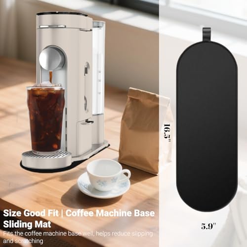 Sliding Pad for Ninja Single Serve Coffee Maker PB051 and PB041, Espresso Mat Fit for Ninja Coffee Maker Mat PB051/PB041 - Smooth Glide, Perfectly Conform to the Base - My Kitchen Products