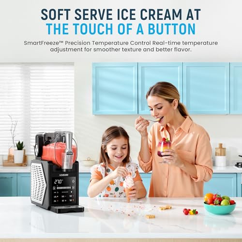Slushie Machine & Ice Cream Maker, 85oz Larger Slushie Machine for Home, LED Display | 6 Preset Programs | Auto-Clean, Perfect for Margaritas, Frappes, Milkshakes & Smoothies, No Ice Needed - My Kitchen Products