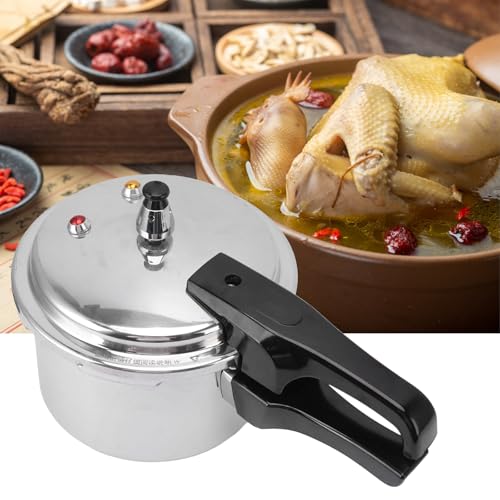 Small Pressure Cooker, Mini Aluminum Alloy Pressure Cooker with Magnetic bottom, Safety and Durable Compact Pressure Canner compatible for induction cookers and gas stoves (3L) - My Kitchen Products