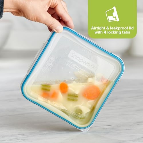Snapware Plastic Total Solution (21-Pack) Large Food Storage Containers Set, Meal Prep Containers with Plastic BPA-Free Lids & 4 Locking Tabs, Microwave, Dishwasher, and Freezer Safe - My Kitchen Products