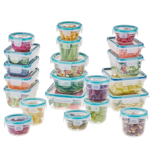 Snapware Plastic Total Solution (21-Pack) Large Food Storage Containers Set, Meal Prep Containers with Plastic BPA-Free Lids & 4 Locking Tabs, Microwave, Dishwasher, and Freezer Safe - My Kitchen Products