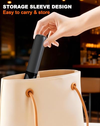 Soenglyun Rechargeable Milk Frother Handheld with Cover, Electric Drink Mixer with Stainless Steel Whisk - Portable Hand Frother Wand for Matcha Latte Cappuccino & Hot Chocolate, Single Speed - My Kitchen Products
