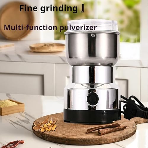 spice grinder electric，Electric Coffee and Spice Grinder, Multi-Function Pulverizer, Stainless Steel, 10.5 x 10.5 x 17.5 cm - My Kitchen Products