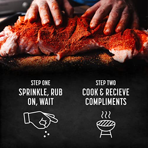 Spice Rack Co. BBQ Seasonings And Rubs - Smoking & Grilling Spices and Seasonings Sets, Grilling Accessories & Smoker Accessories, Unique Fathers Day Gift For Dad, Gifts For Father's Day (5 Pack) - My Kitchen Products