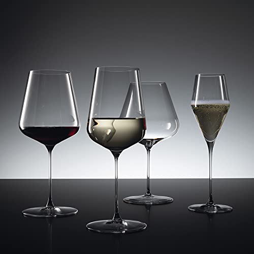 Spiegelau Definition Champagne Flutes, Elegant Crystal Champagne Glasses Gift Set, Perfect for Prosecco, Sparkling Rose, Mocktails, Home Bar Accessories, Housewarming, Wedding Gifts, 9 oz, Set of 2 - My Kitchen Products