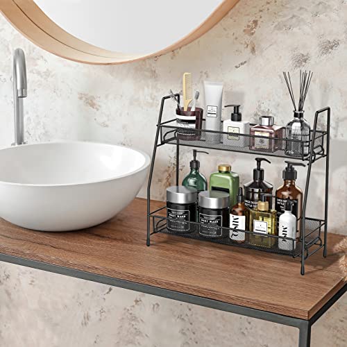 SPISPI Spice Rack Organizer for Cabinet, Bathroom Organizer Countertop, Bathroom Counter Organizer, Kitchen Countertop Organizer, Bathroom Vanity Organizer - My Kitchen Products