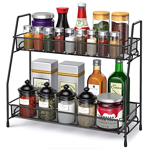 SPISPI Spice Rack Organizer for Cabinet, Bathroom Organizer Countertop, Bathroom Counter Organizer, Kitchen Countertop Organizer, Bathroom Vanity Organizer - My Kitchen Products