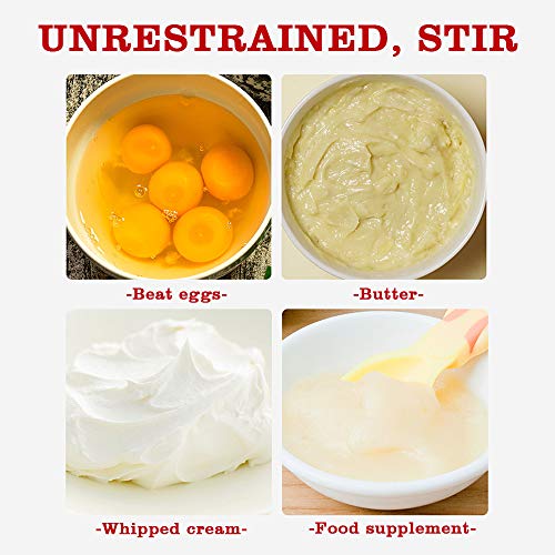 Stainless Steel Eggbeater,egg scrambler,hand mixer, Rotating Semi-Automatic Eggbeater, Allows you to stir Easily Without Feeling Tired, Used for Making Cream of Egg Beater - My Kitchen Products
