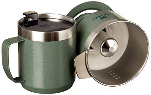 STANLEY Perfect Brew Pour Over Set | 12 oz Camp Mug with Lid Included | Drip Coffee Maker with Reusable Filter | Insulated Stainless Steel | BPA-Free | Hammertone Green - My Kitchen Products