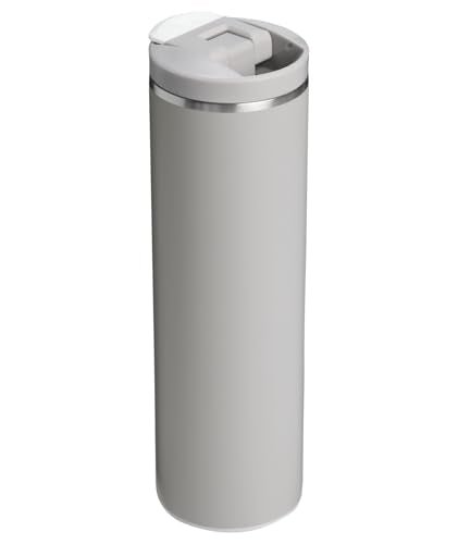 STANLEY Transit FlipTop Mug | Leakproof Coffee Travel Cup | Vacuum Insulated Stainless Steel | Stays Hot or Cold for Hours | BPA-Free | 16 oz | Ash - My Kitchen Products
