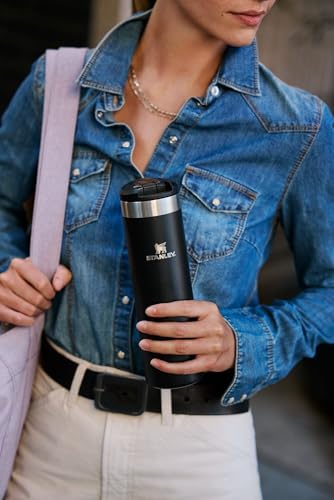 STANLEY Transit FlipTop Mug | Leakproof Coffee Travel Cup | Vacuum Insulated Stainless Steel | Stays Hot or Cold for Hours | BPA-Free | 16 oz | Ash - My Kitchen Products