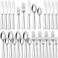 Stapava 20 Piece Silverware Set, Food-Grade Stainless Steel Flatware Sets for 4 Mirror Polished Cutlery Utensil Sets Include Dinner Knives Spoons and Forks Set Dishwasher Safe for Home Restaurant - My Kitchen Products