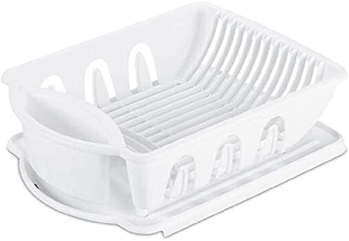 Sterilite 06218006 Sink Dish Rack Drainer, White - My Kitchen Products