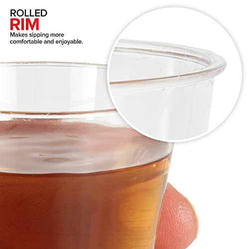 Stock Your Home 1.5 oz Shot Glasses (2000 Pack) - Clear Plastic Disposable Shot Cups for Jello Shots - Sample Cups for Food and Wine Tasting - Mini Party Cups for Condiments, Dipping Sauce, Holidays - My Kitchen Products