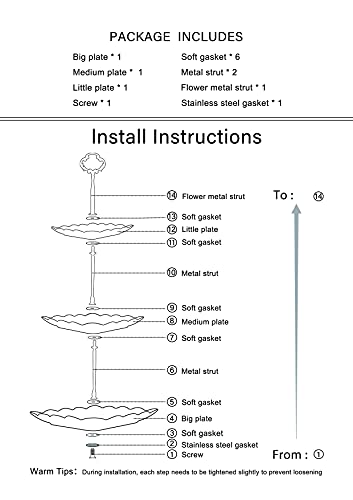 Sumerflos 3 Tier Porcelain Cupcake Stand, Tiered Serving Cake Stand, Square White Embossed Dessert Stand, Weddings Parties Pastry Serving Tray - My Kitchen Products