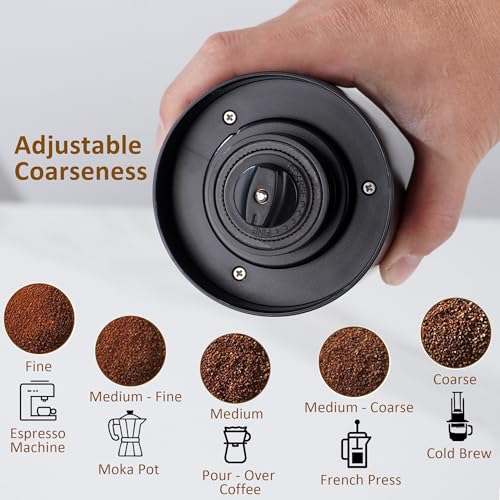 SuperCook Pour Over Coffee Dripper Set, Hand Drip Coffee Maker Set, All in One Pour Over Kit with Electric Grinder, Coffee Dripper Set, Ideal for Anniversary Birthday Gift - My Kitchen Products