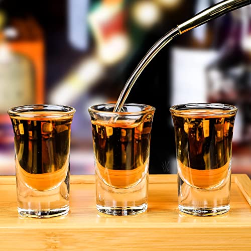 SuproBarware Shot Glasses Set of 24-1.2 oz/35 ml Clear Shot Glass with Heavy Base, Rock Shot Glasses bulk for Cocktail, Vodka, Espressos, Liqueurs, Tequila and Desserts - My Kitchen Products