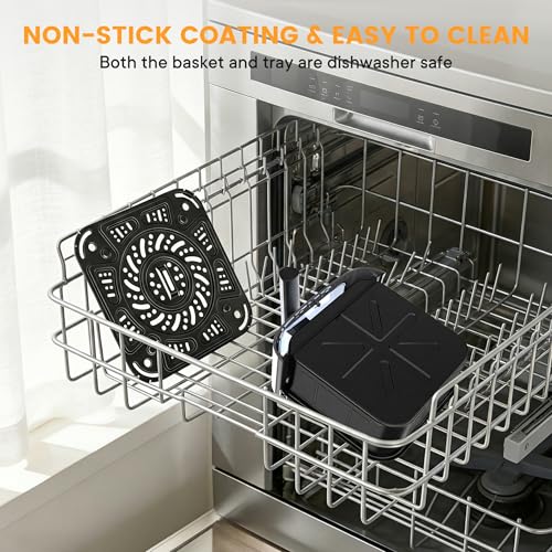 Sweetcrispy Air Fryer 4 Quart with Window, 1500W Digital Airfryer with 8 Presets, 60-Min Timer, Max 400°F, Auto Shut Off & Nonstick Dishwasher Safe Basket, Shake Reminder for Small Kitchen - My Kitchen Products