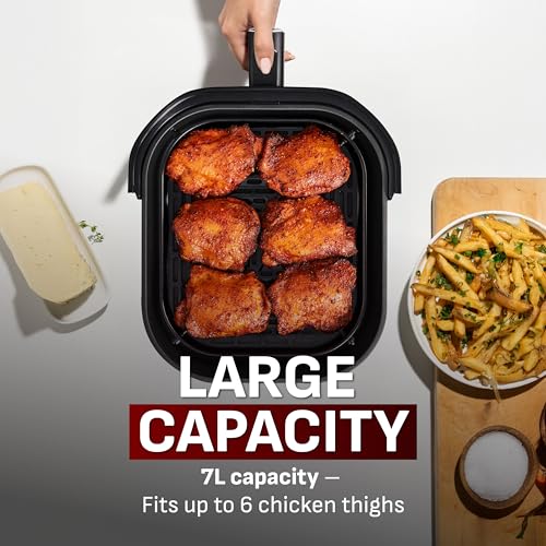 T-fal Infrared Air Fryer, 2x Faster Than Traditional Heating*, Large Air Fryer Dehydrator Combo, 8 Cooking Functions, Window With Light, No-Shake Technology, Dishwasher Safe, 1800W, Black - My Kitchen Products