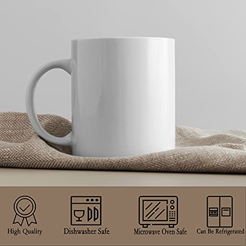 TANGLONG Sublimation Mugs Blank, Tazas Para Sublimacion, White Ceramic Sublimation Cups, Bulk Mugs for Coffee, Tea, Latte, Soup, Milk, Hot Cocoa 11 oz Set of 12 - My Kitchen Products
