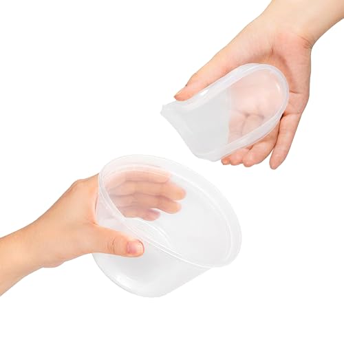 TashiBox Deli Food Containers with Lids 48 Sets (16 & 32 oz 24 Each) - Plastic Food Storage Containers - Clear Disposable Meal Prep Containers, BPA Free, Leakproof, Microwave and Freezer Safe - My Kitchen Products
