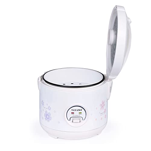 TAYAMA Automatic Rice Cooker & Food Steamer 10 Cup, White (TRC-10RS) - My Kitchen Products