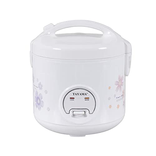 TAYAMA Automatic Rice Cooker & Food Steamer 10 Cup, White (TRC-10RS) - My Kitchen Products