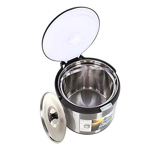 Tayama Stainless Steel Thermal Cooker,Black,7 Qt.,TXM-70CFZR - My Kitchen Products