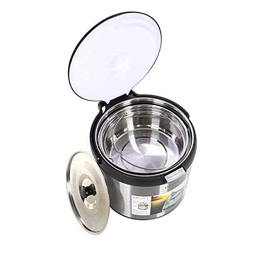 Tayama Stainless Steel Thermal Cooker,Black,7 Qt.,TXM-70CFZR - My Kitchen Products