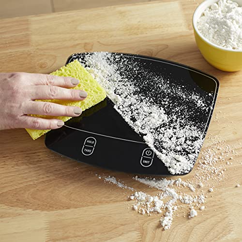Taylor Waterproof Digital Kitchen Scale, 11 pounds, Black - My Kitchen Products