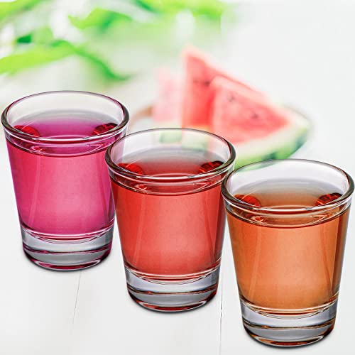 Tebery 30 Pcs 60ml Shot Glasses, 2oz Heavy Base Shot Glasses Sets, Round Glassware Shot Glass, Clear Glass for Vodka, Whiskey, Tequila, Espresso, Liquor - My Kitchen Products