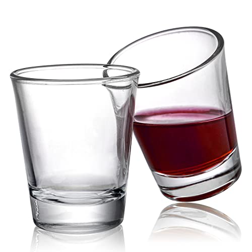 Tebery 30 Pcs 60ml Shot Glasses, 2oz Heavy Base Shot Glasses Sets, Round Glassware Shot Glass, Clear Glass for Vodka, Whiskey, Tequila, Espresso, Liquor - My Kitchen Products